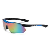 Sports Color Block Gradient Color Pc Special-shaped Mirror Half Frame Sports Sunglasses sku image 15