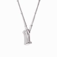 Simple Style Classic Style Number Stainless Steel Plating 18k Gold Plated Pendant Necklace sku image 2
