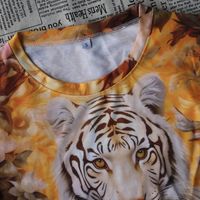 Women's T-shirt Short Sleeve T-shirts Streetwear Tiger main image 3