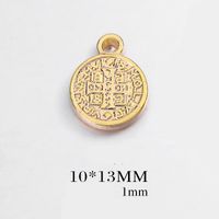 1 Piece Simple Style Human Letter Metal Plating Pendant Jewelry Accessories sku image 6
