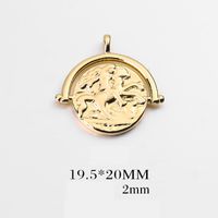 1 Piece Simple Style Human Letter Metal Plating Pendant Jewelry Accessories sku image 10