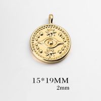1 Piece Simple Style Human Letter Metal Plating Pendant Jewelry Accessories sku image 7