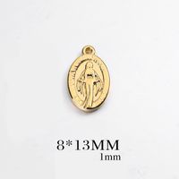 1 Piece Simple Style Human Letter Metal Plating Pendant Jewelry Accessories sku image 1