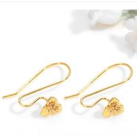 1 Pair Copper Solid Color Earrings Accessories Simple Style sku image 1