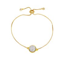 Modern Style Simple Style Round Copper Plating 18k Gold Plated Bracelets main image 4