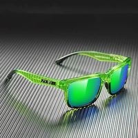Casual Color Block Tac Square Full Frame Sports Sunglasses main image 1