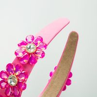 Women's Elegant Flower Cloth Plating Inlay Glass Drill Hair Band main image 4