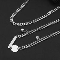 Casual Simple Style Solid Color 304 Stainless Steel Unisex Necklace main image 1