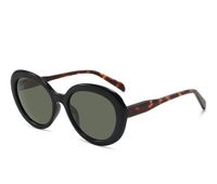 Casual Solid Color Tac Oval Frame Full Frame Women's Sunglasses sku image 3