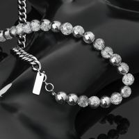 Casual Simple Style Classic Style Round 304 Stainless Steel Beaded Unisex Necklace main image 3