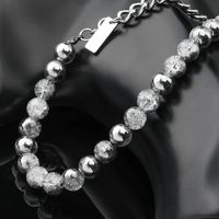 Casual Simple Style Classic Style Round 304 Stainless Steel Beaded Unisex Necklace main image 8