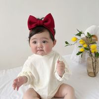 Kid's Cute Sweet Solid Color Cloth Hair Band main image 7