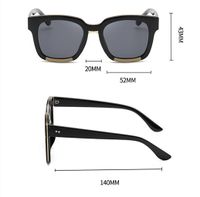 Casual Floral Ac Oval Frame Full Frame Men's Sunglasses main image 2