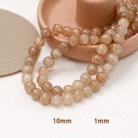 10 PCS/Package Glass Solid Color Beads sku image 2