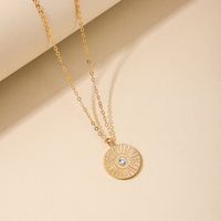 Retro Portrait Alloy Plating Women's Pendant Necklace main image 1