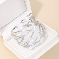 Elegant Stripe Alloy Plating Women's Bangle sku image 2