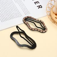 Women's Simple Style Clouds Alloy Inlay Rhinestones Hair Clip main image 5