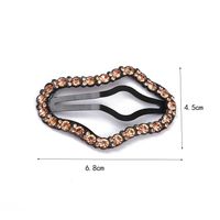 Women's Simple Style Clouds Alloy Inlay Rhinestones Hair Clip main image 2
