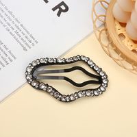Women's Simple Style Clouds Alloy Inlay Rhinestones Hair Clip main image 3