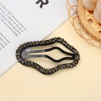 Women's Simple Style Clouds Alloy Inlay Rhinestones Hair Clip sku image 4