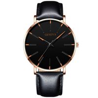 Casual Letter Buckle Quartz Men's Watches sku image 5