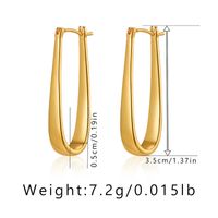 1 Pair Simple Style Geometric Plating Copper Drop Earrings sku image 9