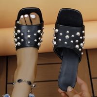 Women's Casual Solid Color Square Toe Fashion Sandals main image 1