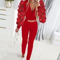 Women's Daily Simple Style Streetwear Solid Color Full Length Jumpsuits main image 1