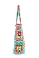 Women's Large Polyester Color Block Ethnic Style Square Zipper Underarm Bag main image 6