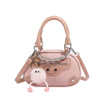 Women's Mini Pu Leather Cartoon Solid Color Cute Square Open Handbag main image 5