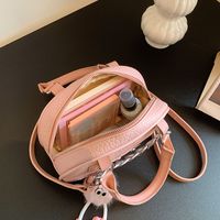 Women's Mini Pu Leather Cartoon Solid Color Cute Square Open Handbag main image 3
