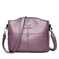 Women's Small Pu Leather Solid Color Elegant Square Magnetic Buckle Crossbody Bag sku image 3