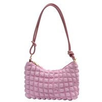 Mujeres Pequeña Nylon Color Sólido Básico Cuadrado Cremallera Bolsa Para Las Axilas sku image 4