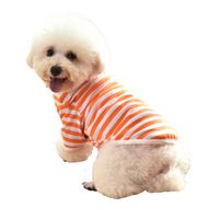 Simple Style Cotton Stripe Pet Clothing main image 4