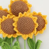 Simple Style Classic Style Flower Yarn Imitation Plants Artificial Flowers main image 4