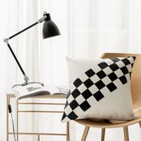 Luxurious Stripe Pu Leather Pillow Cases main image 1