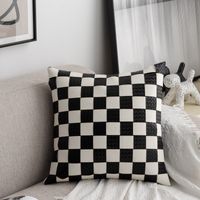 Luxurious Stripe Pu Leather Pillow Cases main image 3