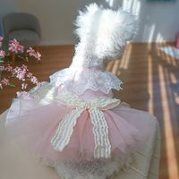 Sweet Polyester Bow Knot Pet Clothing main image 3