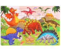 Puzzles Cartoon Dinosaur Mermaid Wood Toys sku image 8