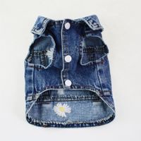 Simple Style Classic Style Denim Solid Color Pet Clothing main image 2
