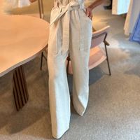Women's Business Daily Simple Style Classic Style Solid Color Full Length Jumpsuits main image 2
