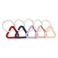 Simple Style Rubber Triangle Solid Color Pet Toys main image 1