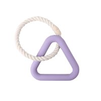 Simple Style Rubber Triangle Solid Color Pet Toys sku image 8