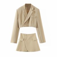 Women's Long Sleeve Blazers Elegant Classic Style Solid Color main image 3