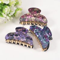 Women's Simple Style Floral Arylic Plating Hair Claws main image 1