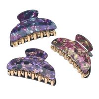 Women's Simple Style Floral Arylic Plating Hair Claws main image 3