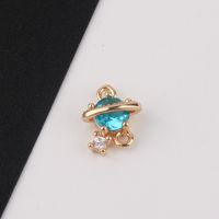 1 Piece Simple Style Planet Copper Inlay Pendant Jewelry Accessories sku image 8