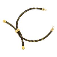 1 Piece Simple Style Geometric Rope Brass Knitting Rope Jewelry Accessories sku image 2