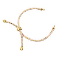 1 Piece Simple Style Geometric Rope Brass Knitting Rope Jewelry Accessories sku image 9