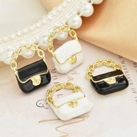 10 Pcs/package Simple Style Bag Alloy Enamel Pendant Jewelry Accessories main image 1